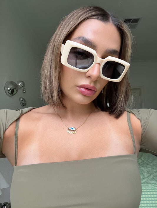 The Alex Beige Sunglasses