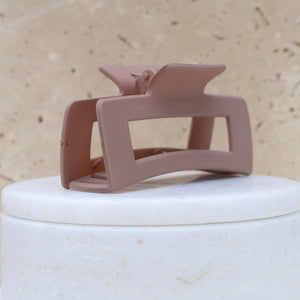 The Georgina Matte Brown Hair Clip The Georgina Matte Brown Hair Clip