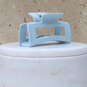 The Georgina Matte Blue Hair Clip The Georgina Matte Blue Hair Clip