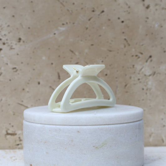 The Briella White Hair Clip