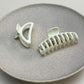The Briella White Hair Clip