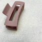 The Georgina Matte Brown Hair Clip